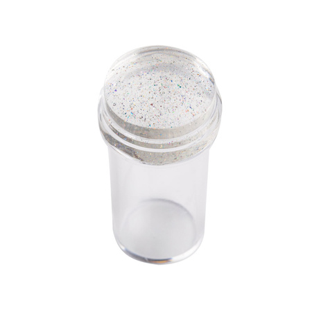 Silikonstempel für Plättchen, Durchmesser 2,3 cm, transparent