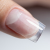 LED/UV-Grundierung mit Fasern von MollyNails Rubber Fiber Base Clear 10 g