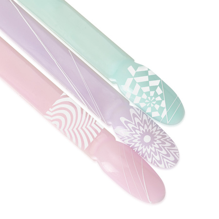 Plaque pour tampons à motifs Finger Angel V17