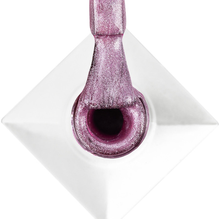 Esmalte híbrido magnético con efecto ojo de gato Cat Eye Womanity Amethyst MollyNails sin HEMA/Di-HEMA, 8 g, n.º 443