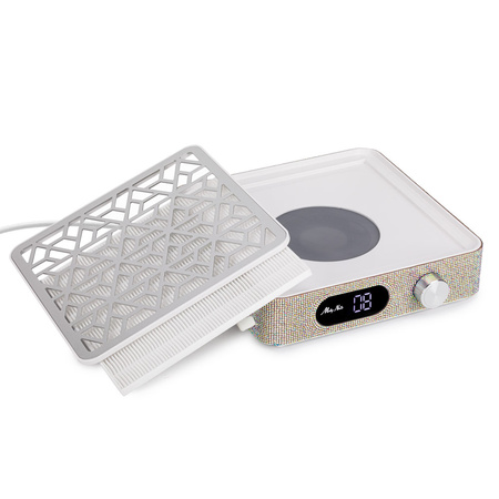 Aspiratore professionale a cassetta con funzione TURBO e PAUSA X15 41W MollyNails con strass