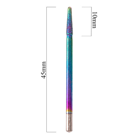 Unicorn rainbow narrow diamond bur No. 22