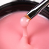 Gel de construction auto-nivelant, dur, de densité moyenne, MollyNails Faded Pink, sans HEMA/Di-HEMA, 50 g