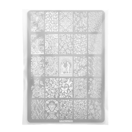 Placa con motivos para sellos plus-002