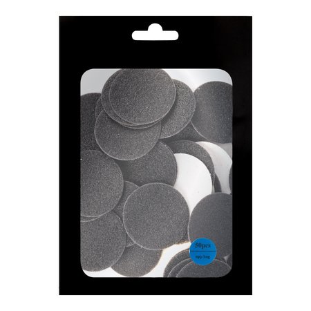 Disques abrasifs interchangeables, grain 150, pour PodoDisk, taille L, 25 mm, 50 pièces