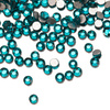 Strass per unghie in vetro SS3 Blue Zircon, circa 50 pezzi.