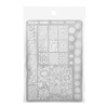 Plate with patterns for stamps XY-CF003