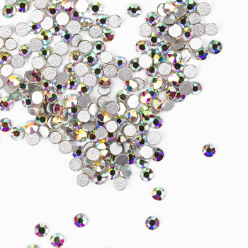 Strass para uñas de cristal SS3 Crystal AB, aprox. 50 unidades.