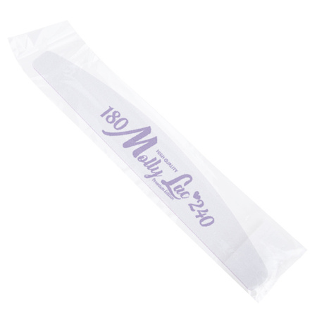 Nagelfeile Sicherheitspaket MollyLac Boot violett Mittel 180/240 CU-05 Beste Qualität