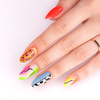 Гібридний лак MollyNails Neons Yellow Light без HEMA/Di-HEMA, 8 г, № 71
