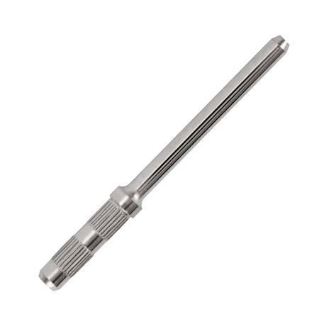Steel mandrel for abrasive caps, 38 mm, silver with teeth