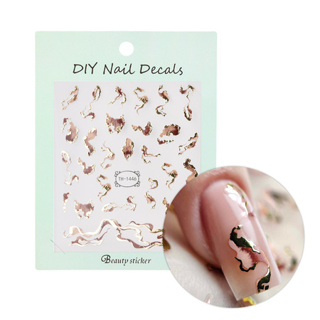 Selbstklebende Nagelsticker, Muster TH-1446
