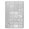 Plate with patterns for stamps plus-036