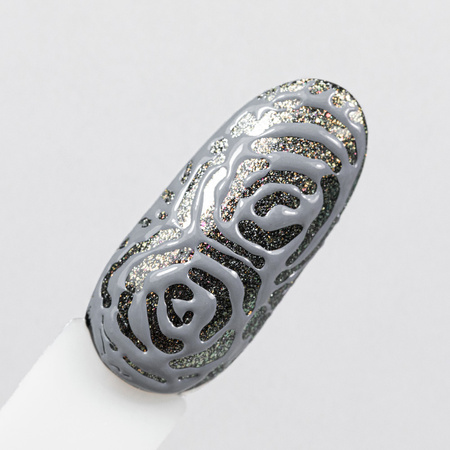 Creative Flow Color Gel - Gel creativo para Nail Art con efecto de diseños difuminados y suaves MollyNails Stone Grey Sin HEMA/Di-HEMA 5 g
