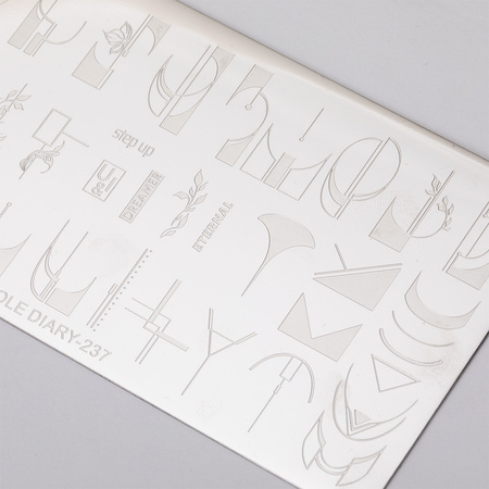 Stempelplatte mit Motiven von Nicole Diary Nr. 237