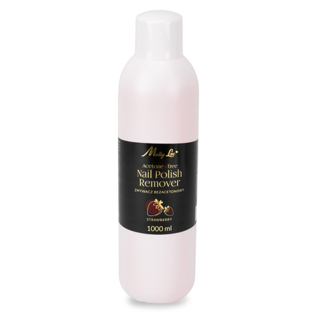 Zmywacz bezacetonowy MollyLac truskawka 1000 ml