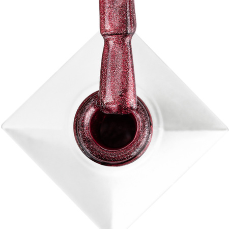 Lakier hybrydowy LED/UV Gel Polish Reds Cat Eye Red Nr 230 MollyNails HEMA/Di-HEMA Free 8g