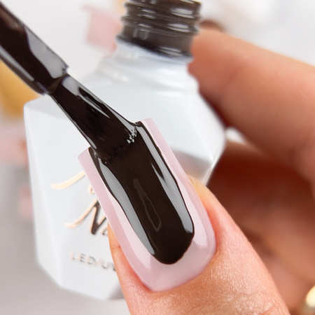 LED/UV Gel Polish The Trend Edit No. 300 Dark Chocolate by MollyNails, HEMA/Di-HEMA-Free, 8g