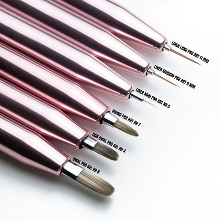 MollyNails automatic decorating brush Liner mini Pro Art rose gold 5 mm No. 5