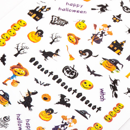 Adesivi per unghie sottili autoadesivi Halloween R226