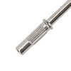Stahl-Trägerdorn für Schleifkappen, 38 mm, silberfarben, glatt