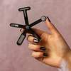 6-in-1 Star-Shaped Magnetizer for MollyNails Cat Eye, Black