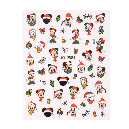 JO-2581 Self-Adhesive Christmas Nail Stickers