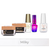 PRO MATCH SYSTEM 4+1 Milky: 3x żele: Jelly&SelfLeveling&Gel in bottle+Baza+Doctor Top 15g GRATIS