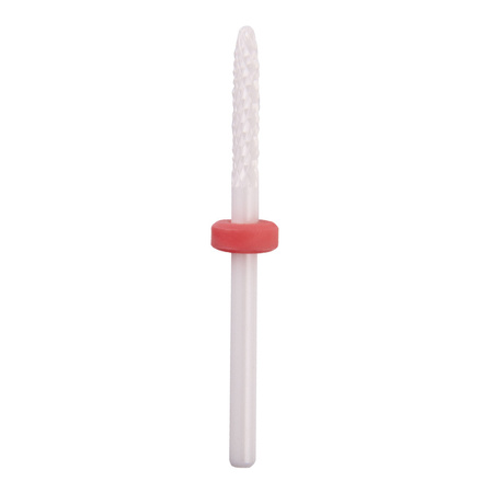 Small Flame F 3/32" ceramic cuticle burr