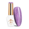 Vernis hybride MollyNails Shocking Shine Time Lie sans HEMA/Di-HEMA, 8 g, n° 682