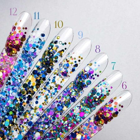 Pop-Up! Sommersprossen, Konfetti, Tropfen, Punkte, Kreise – Princess Nails zur Nagelverzierung Nr. 7, 20 g