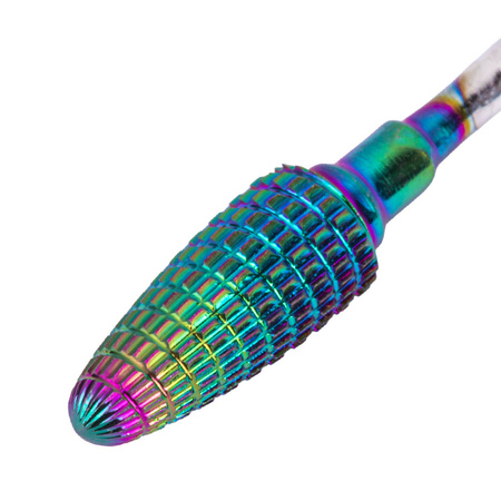 Professioneller Kobalt-Wolfram-Fräser, Regenbogenmodell Flame M 3/32" Nr. 4