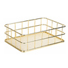 Gold Metal Basket Organizer No. 2
