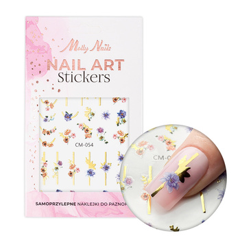 Autocollants pour ongles « fleurs » CM-054 MollyNails