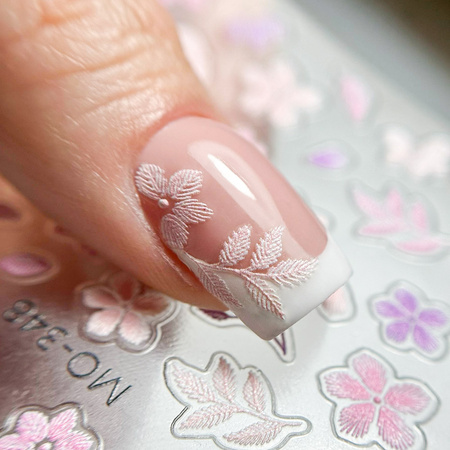 5D Self-Adhesive Flower Nail Stickers MO-348