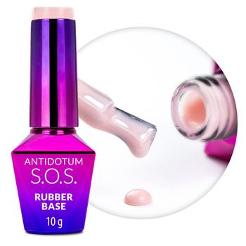 Kautschukbasis für elastische Nägel – Maniküre und Pediküre S.O.S. Antidotum MollyNails Babydoll 10 g
