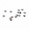 SS10 Jet Hematite glass nail rhinestones, approx. 50 pcs.