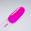 Colorful top coat without washing Crystal Glass MollyNails Pink HEMA/Di-HEMA Free 10g