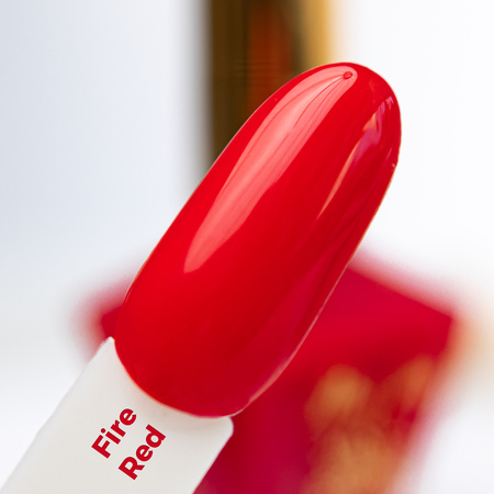 Klassischer Nagellack STEP 2: Color Lacquer Vinyl Effect System MollyNails Fire Red 10 ml