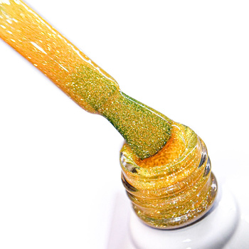 Vernis hybride MollyNails Flashing Lights Neon Caribbean Crush sans HEMA/Di-HEMA, 8 g, n° 641