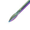 Fresa de diamante Unicorn arcoíris en forma de lágrima n.º 18