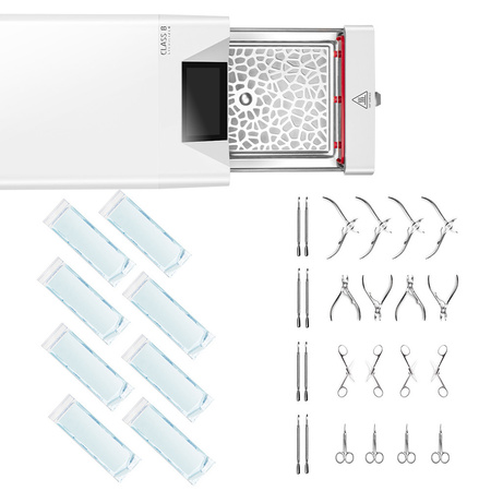 Enbio S LED Light Autoclave + FREE Water Filter + Technical Specifications + FREE Safety Certificate, gray