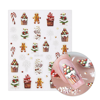 Adhesivos navideños para uñas MollyNails SW0-42