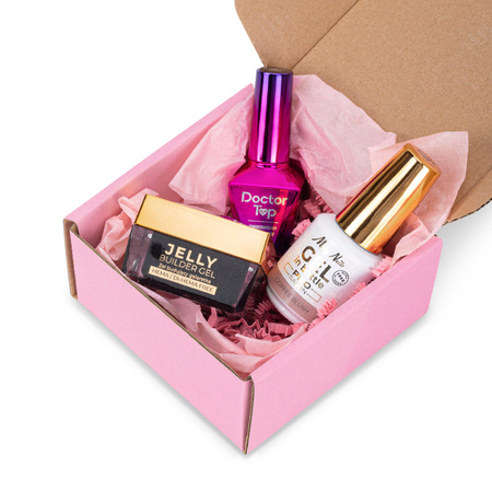 PRO MATCH SYSTEM 2+1 Coffee Blush: 2x żele 15g: Jelly&Gel in bottle+Doctor Top 10g GRATIS