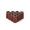 Cappucci per manicure e pedicure mandrini cappucci abrasivi cilindrici 6 mm grana 80 AlleMed marroni 10 pz.