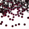 Strass per unghie in vetro SS3 Ametista, circa 50 pezzi.