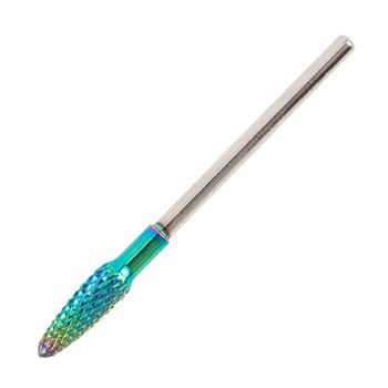 Profesjonalny frez kobaltowo wolframowy tęczowy model Middle flame F 3/32" Nr 7