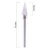 Fraise en céramique pour le ponçage de pâte, Triangle, forme en sapin, conique, S 3/32'', douce