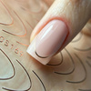 Autocollants pour ongles / French / Ligne du sourire 48 pièces rose doré STZ-CS169