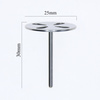 Pododisk pedicure disc set: disc mandrel + interchangeable discs, L 25 mm